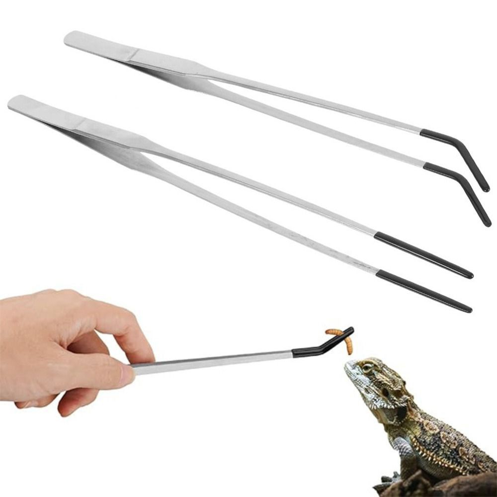 Feeding Tong Stainless - 2 шт. пинцетов для кормления из