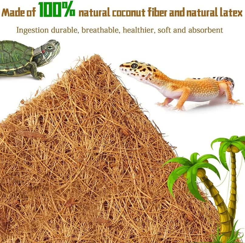 Коврик для рептилий из натурал – обзор и цена Substrate Coconut Fiber