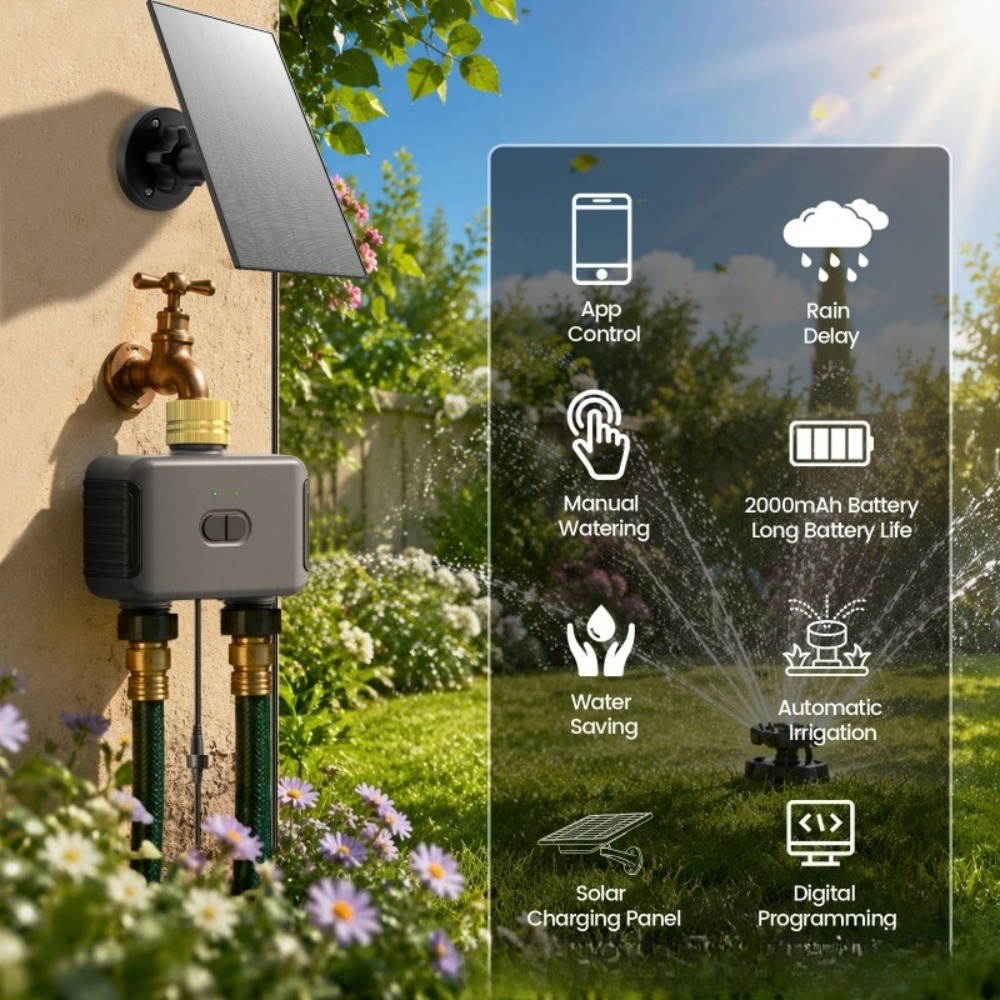 Умный таймер для полива с двум – обзор и цена Timer Dual Outlet